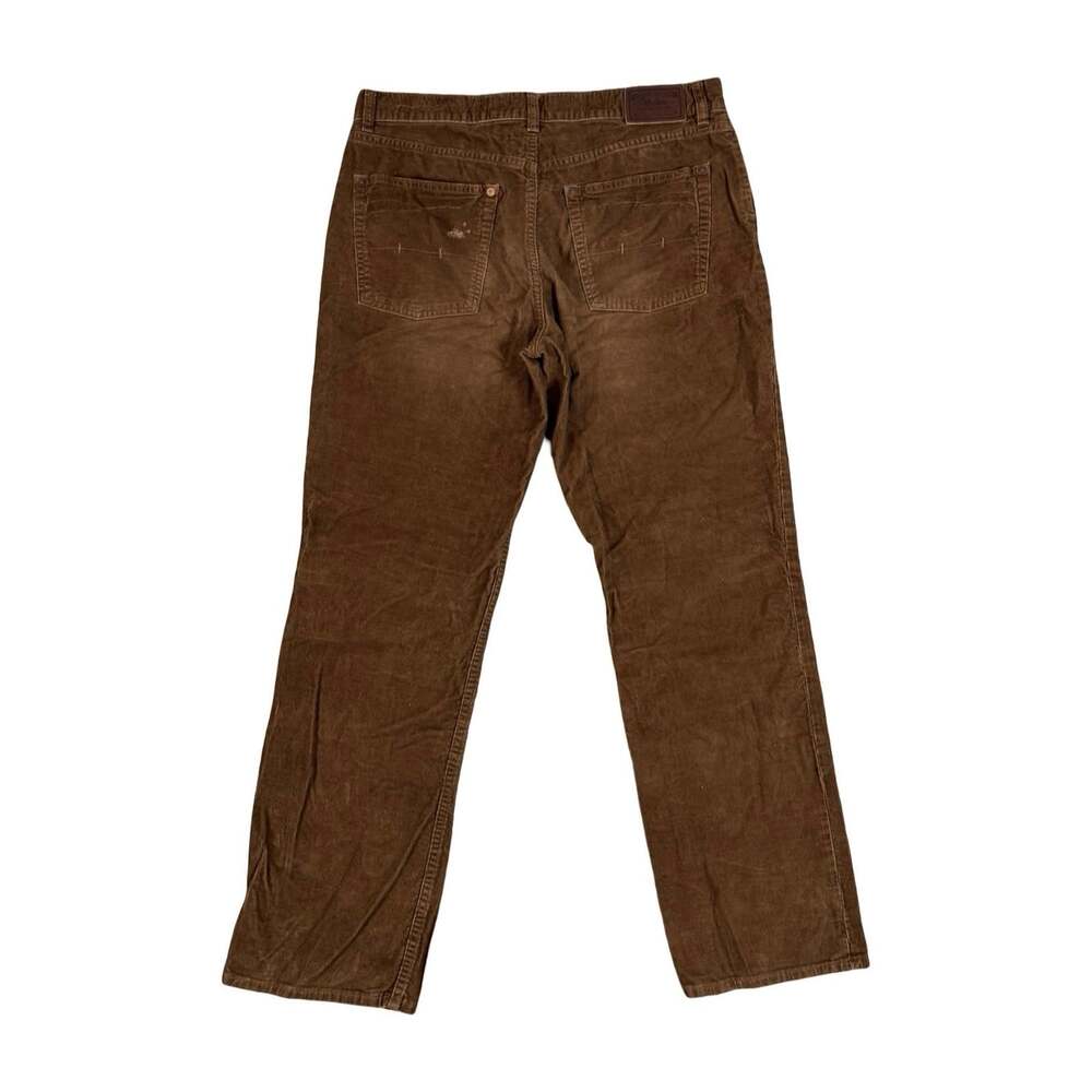 Vintage Polo Ralph Lauren Brown Corduroy Classic Fit Straight Leg Pants Mens 34 - Picture 2 of 12